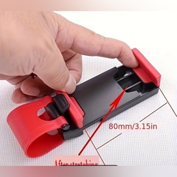 BIG BOOM® Universal Car Steering Wheel Bike Clip Mount Holder for Cellphone Pink - Picture 11 of 13